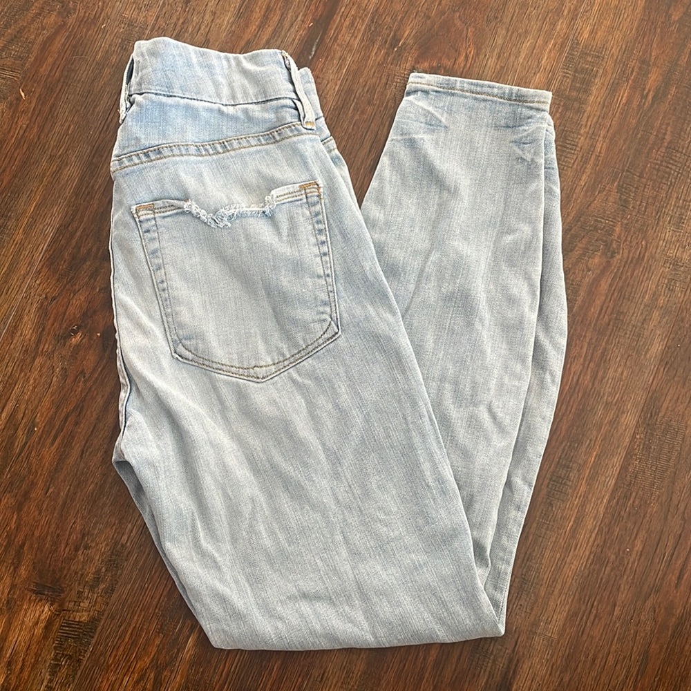Women’s Good American Light Wash Good Legs Denim High Rise Jeans Size 24